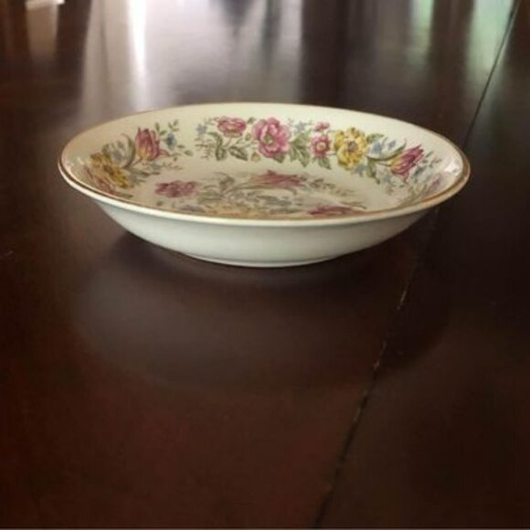 7 Piece Set Royal Jackson Fine China Lady Mayfair Serving Platter & Sauce Bowls - Picture 6 of 9